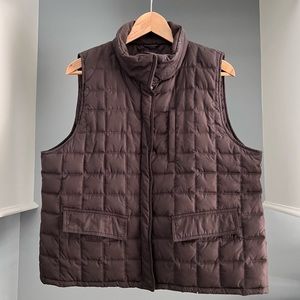 Kenneth Cole Reaction Brown Quilted Vest Women’s XL